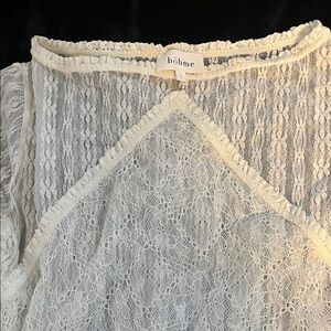 Cream Lace Women's  Top